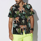 Dark Jungle Exotic Tiger Shirt For Men Hawaiian Shirt