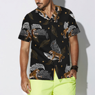 Tiger With Palm Leaves Shirt For Men Hawaiian Shirt