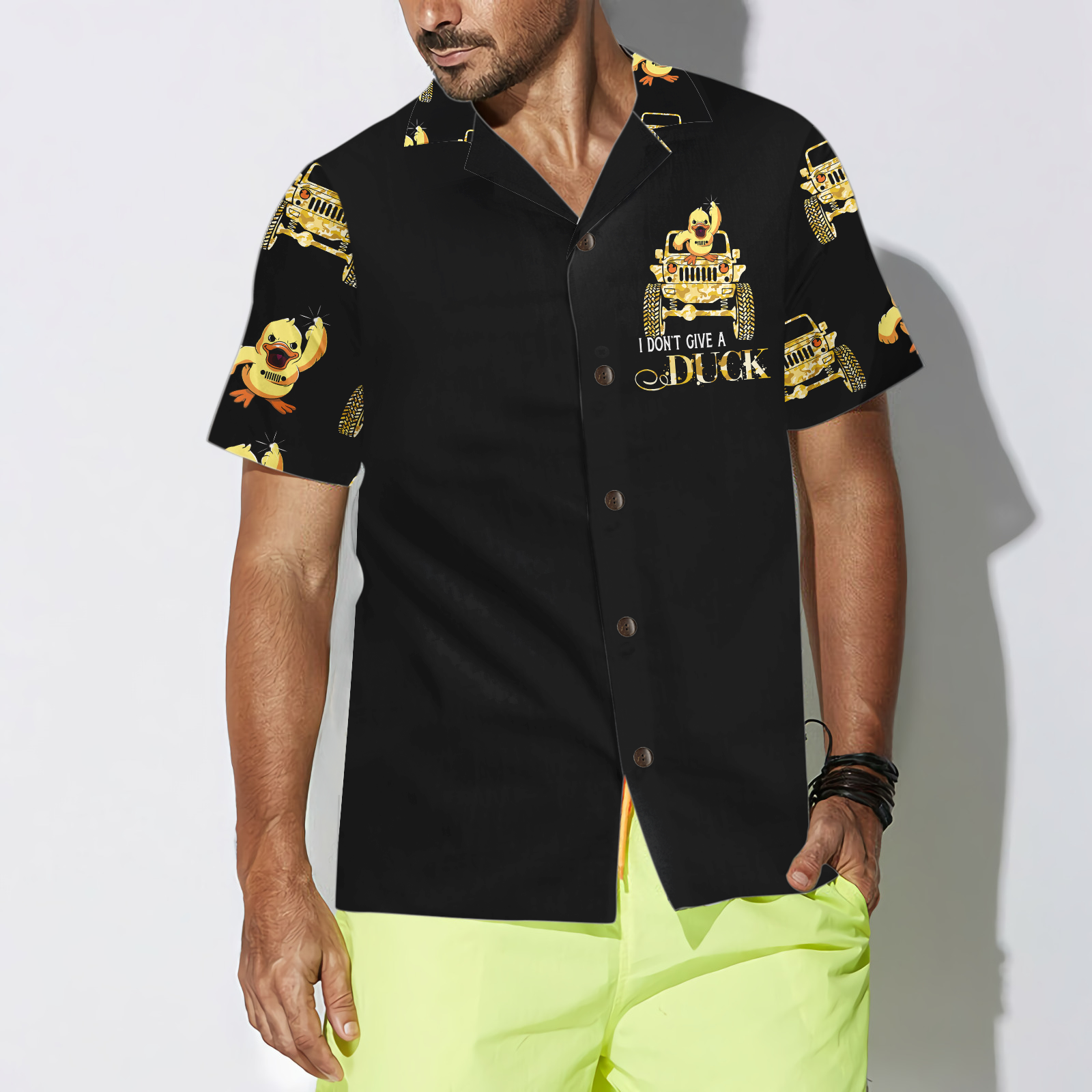 I Don't Give A Duck Shirt For Men Hawaiian Shirt