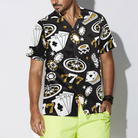 Playing Chip Cards Poker Shirt For Men Hawaiian Shirt