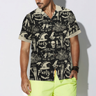 Retro Halloween Beer Party Hawaiian Shirt