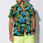 Pineapple Skull & The Tropical Leaves Hawaiian Shirt