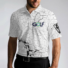 Golf Breaker Unique Design Golf Polo Shirt, Smart Golf Shirt For Men