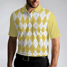 Yes I Do Have A Retirement Plan I Plan On Bowling Polo Shirt, Yellow Argyle Pattern Shirt, Gift For Bowlers