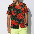 Halloween Horror Queen Cat Halloween Hawaiian Shirt, Halloween Shirt For Men And Women