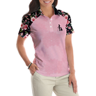 I Know I Play Like A Girl Try To Keep Up Elegant Flower Pattern Golf Short Sleeve Women Polo Shirt