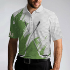 All Men Are Created Equal But Only The Best Playing Golf Polo Shirt, Green And White Polo Golf Shirts For Men