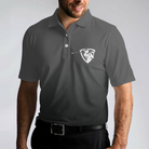 Golf Black Pimps Polo Shirt For Men, Funny White Men Golfing Polo Shirt
