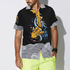 Koi Fish On Waves Hawaiian Shirt