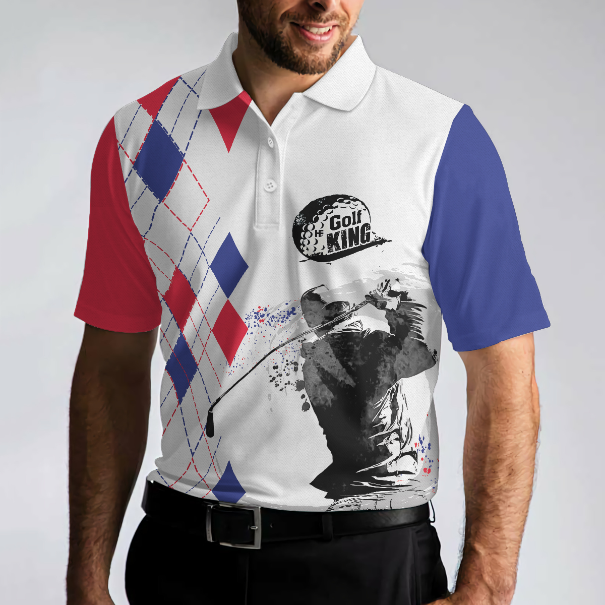 Golf Is My Game I Just Wish I Was Good At It Golf Polo Shirt, Crossed Golf Clubs Shirt Design, Basic Golf Shirt