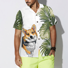 Corgi Monstera Leaves Corgi Hawaiian Shirt, Best Dog Shirt For Men And Women