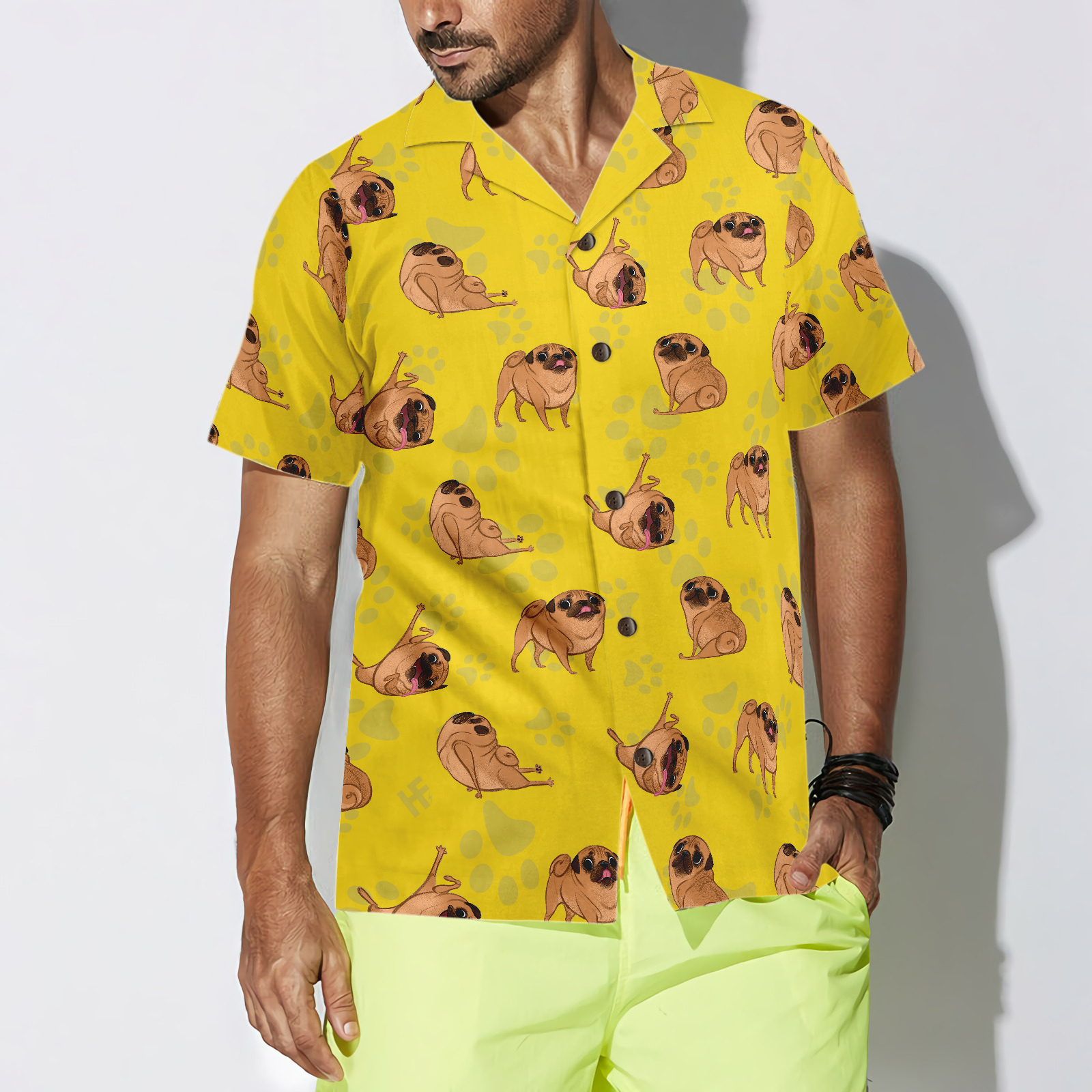 Pugs Life Shirt For Men Hawaiian Shirt