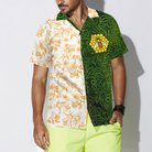 Green Leaves Honey Bee Hawaiian Shirt