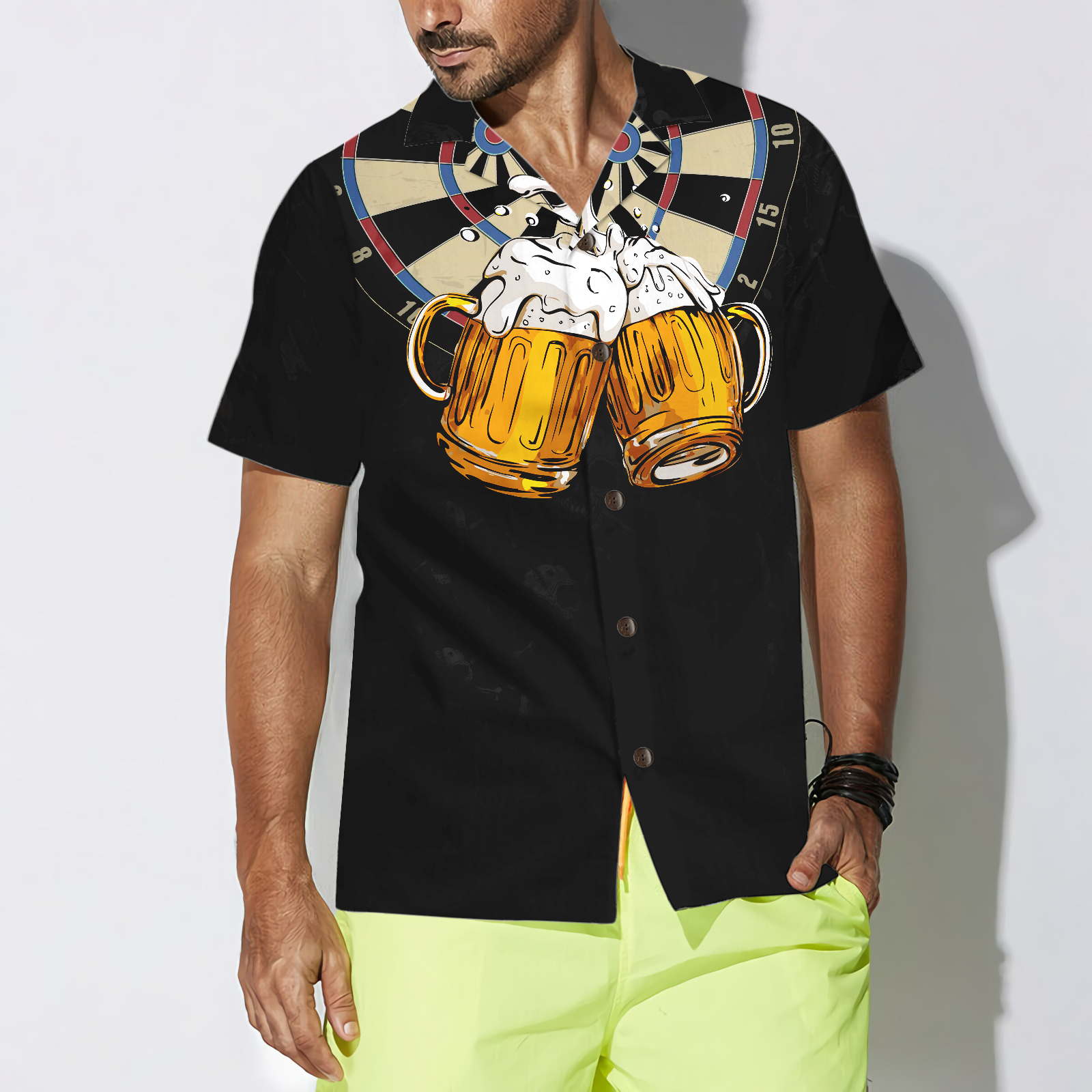 Darts And Beer Hawaiian Shirt, Best Gift For Beer Lovers