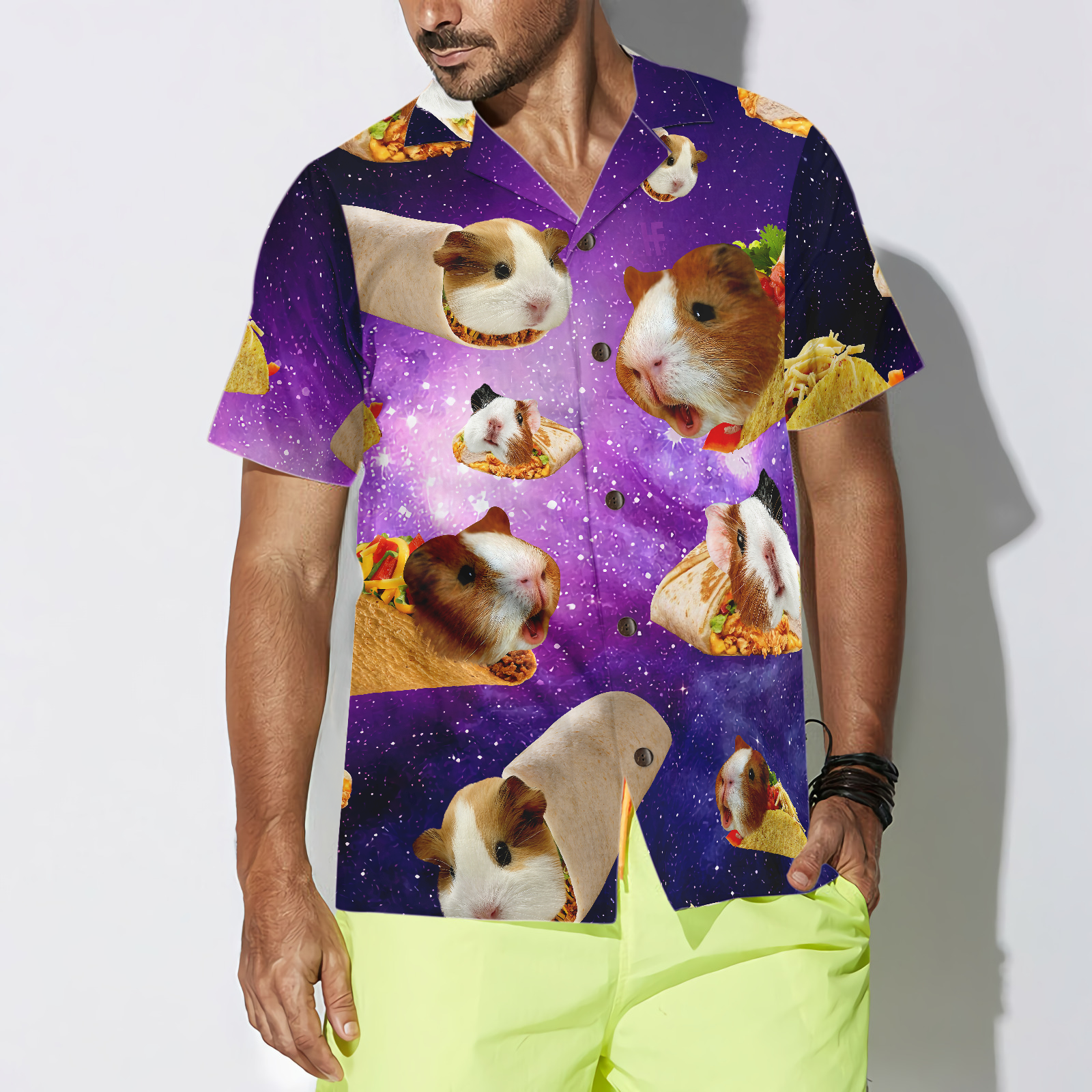 Taco Guinea Pig Hawaiian Shirt