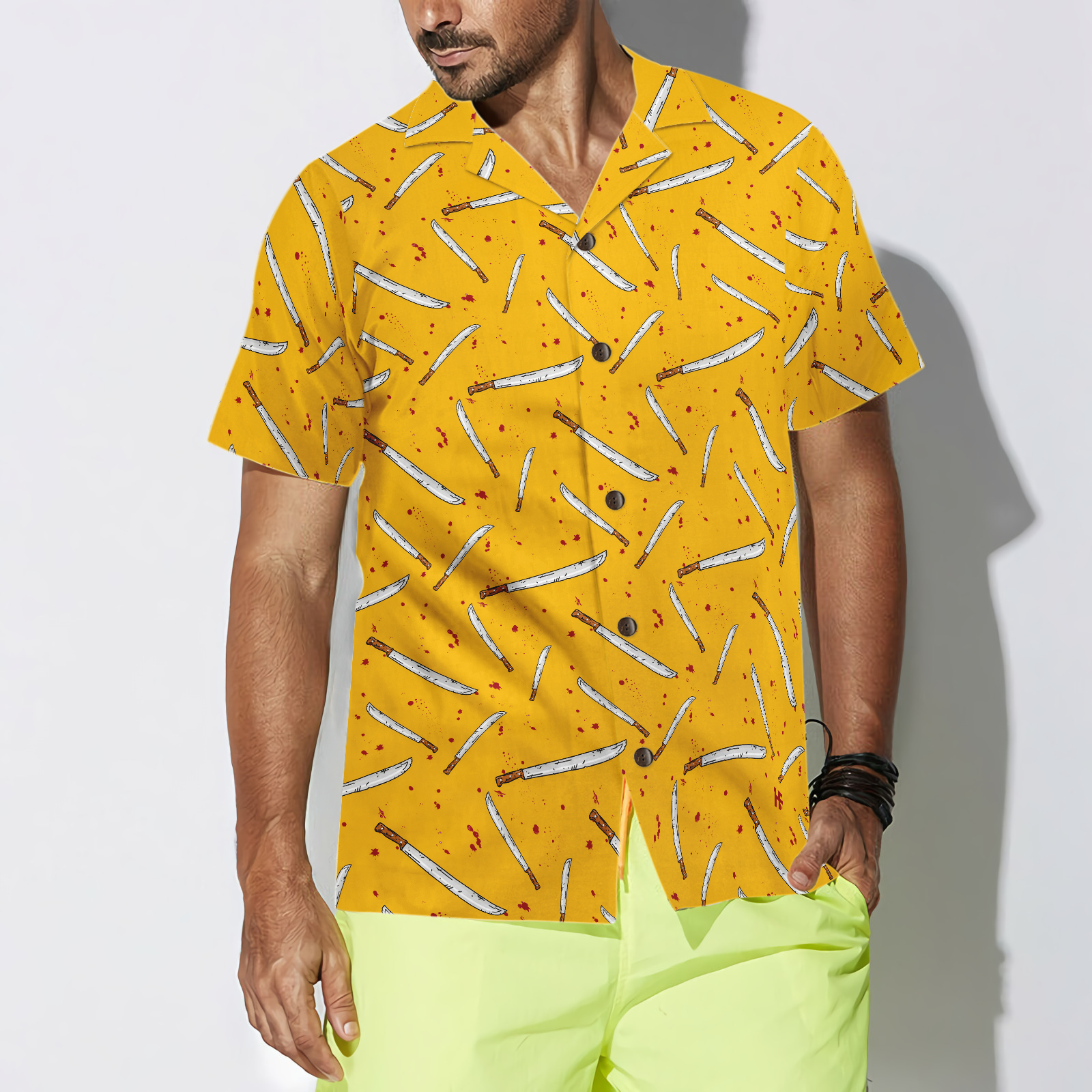 Bloody Halloween Night Hawaiian Shirt