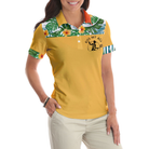 Kiss My Ace Floral Tennis Shirt For Women Short Sleeve Women Polo Shirt