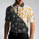 Golf The Only Sport Where You Can Drink & Drive Polo Shirt, Skull Drinking Polo Shirt For Golfers, Best Argyle Shirt