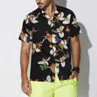 Floral Butterfly Pattern Hawaiian Shirt