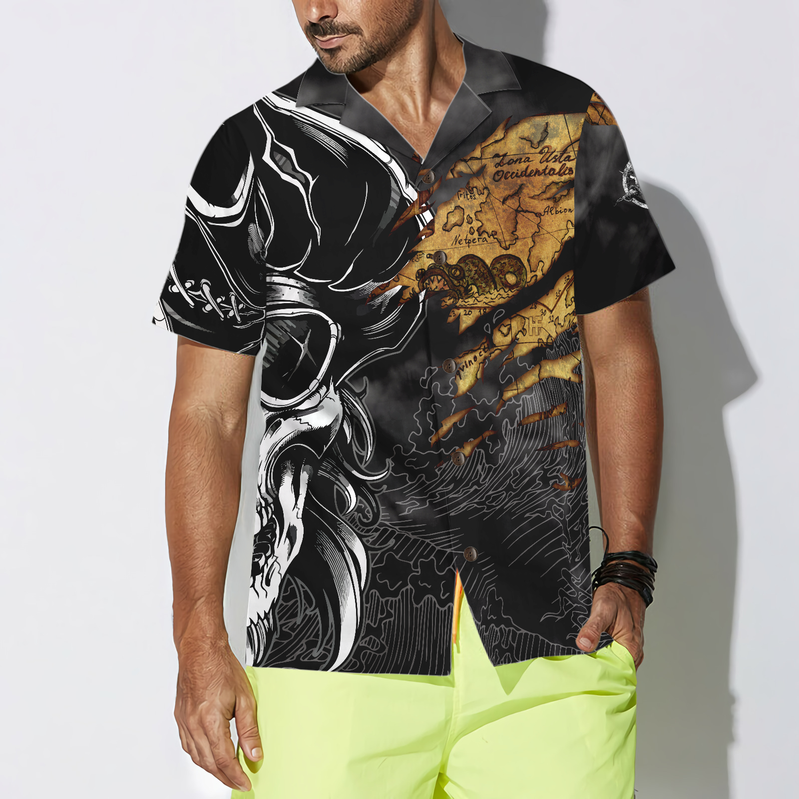 Pirates Skull Hawaiian Shirt