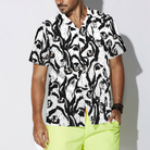 Black And White Penguin Shirt For Men Hawaiian Shirt
