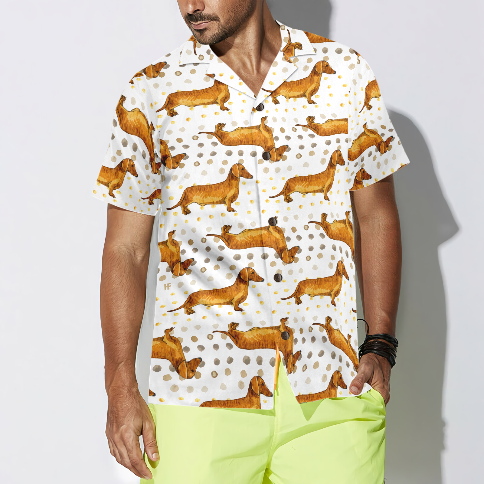 Dachshund Lovers Shirt For Men Hawaiian Shirt