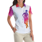 Some Girls Play With Dolls Real Girls Play Golf Short Sleeve Women Polo Shirt