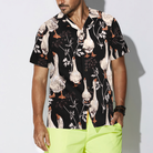 Seamless Gooses Pattern Shirt For Men Hawaiian Shirt