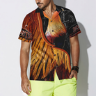 Rooster On The Farm Hawaiian Shirt