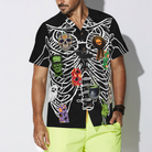 Skeleton Decorate Halloween Hawaiian Shirt, Unique Halloween Shirt For Men And Women