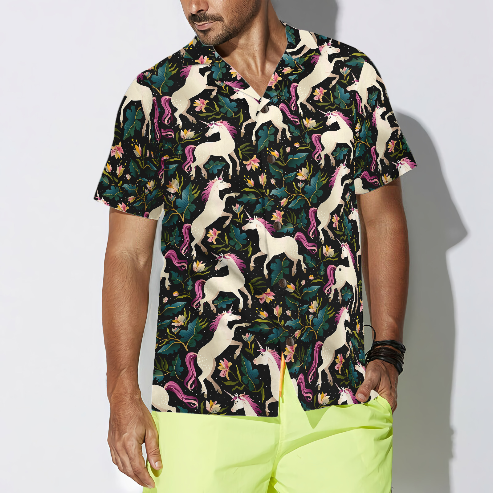 Fantasy Unicorns Hawaiian Shirt