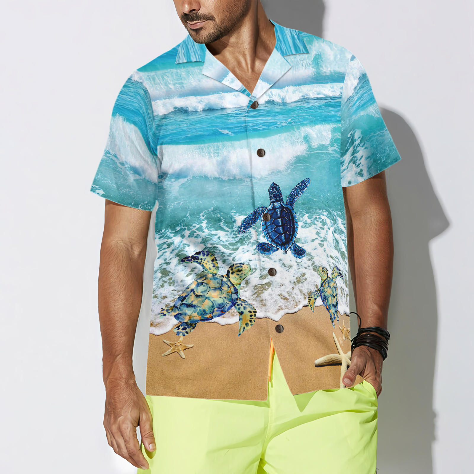 Turtle In A World Where You Can Be Anything Be Kind Hawaiian Shirt