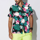 Tropical Flower Baseball Hawaiian Shirt