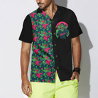 Halloween Zombie Walking Out Hawaiian Shirt