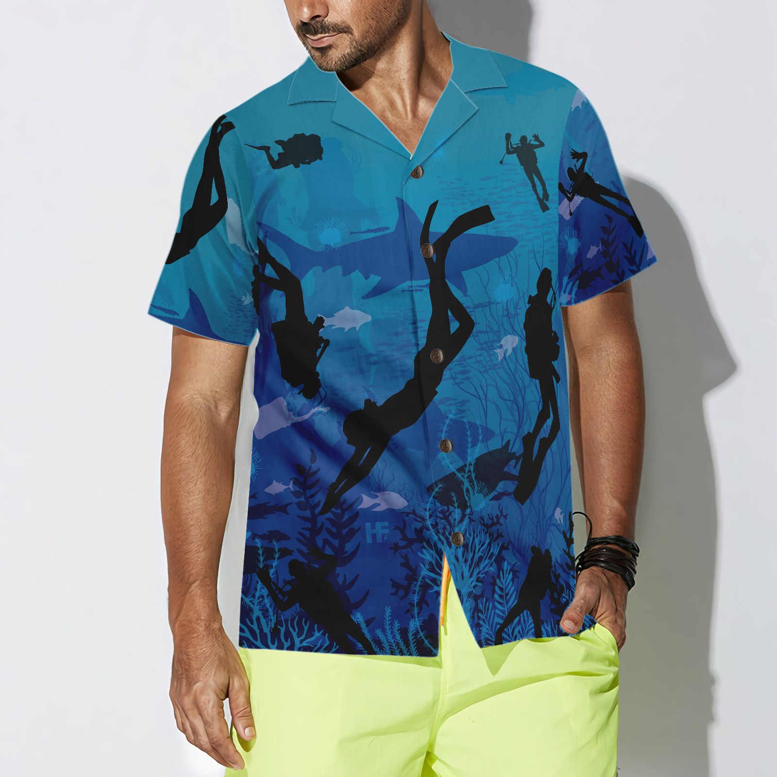 Diving Into Ocean Life Hawaiian Shirt