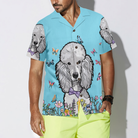 Lady Poodle & The Butterflies Hawaiian Shirt