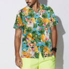 Pineapple Corgis Lover Hawaiian Shirt