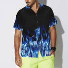 Blue Flame Hawaiian Shirt