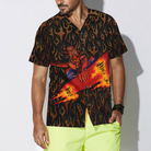 Skating Satan Gothic Hawaiian Shirt, Goth Hawaiian Shirt For Men And Women