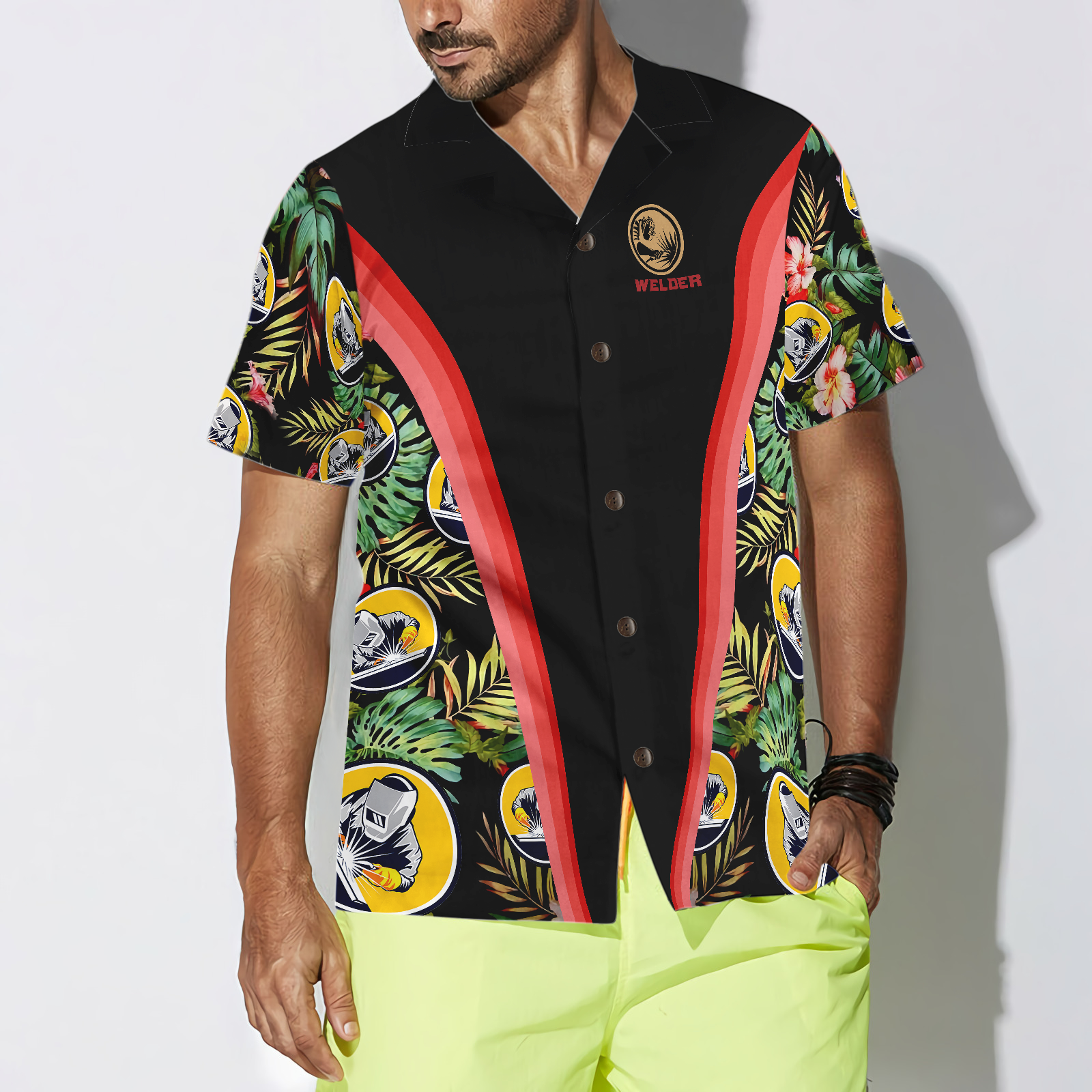 Welder Tropical Hawaiian Shirt