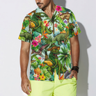 Tropical Dinosaur Hawaiian Shirt