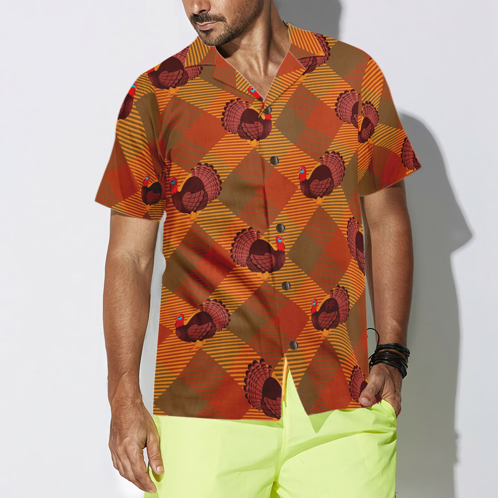 Turkey For Holiday Thanksgiving Hawaiian Shirt