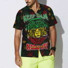 Marijuana Lion With Dreadlocks And Chillum Hawaiian Shirt