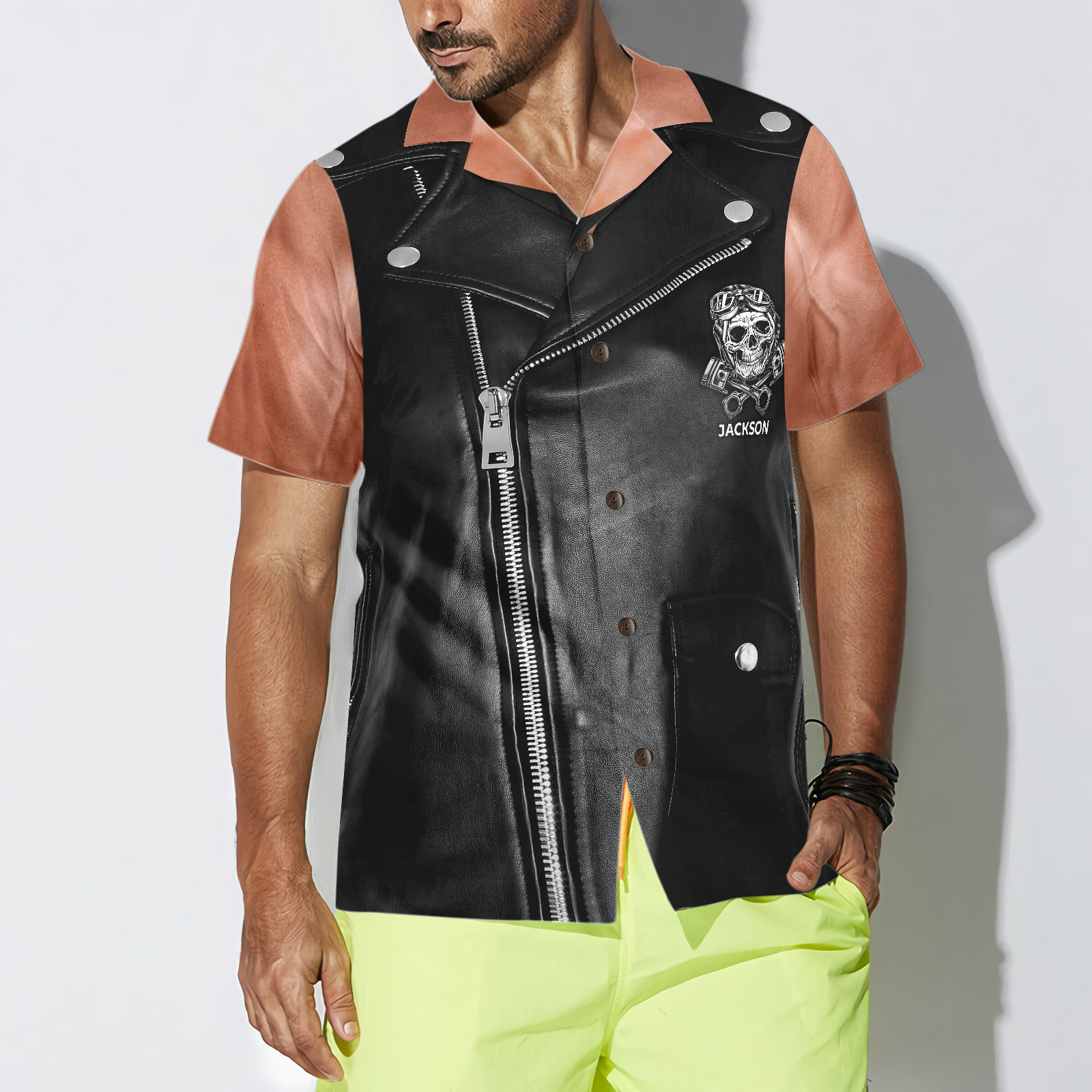 Skull Ride For Live Custom Hawaiian Shirt