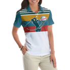 I Golf Like A Girl Try To Keep Up Short Sleeve Women Polo Shirt, Colorful Golf Shirt For Ladies, Unique Female Golf Gift