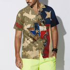 Texas Flag & Rodeo Texas Custom Hawaiian Shirt, Unique Texas Shirt For Texas Lovers