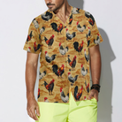 Vintage Chicken Farm Shirt For Men Hawaiian Shirt
