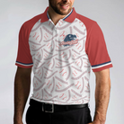 Baseball And Patriot Polo Shirt, Wide Waist Baseball Pattern Polo Shirt, Best Baseball Shirt For Men