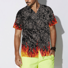 I Like Bigfoot & Motorcycle & Maybe 3 People Hawaiian Shirt