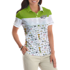 Golf Life In Green V2 Short Sleeve Women Polo Shirt